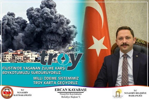 Nusaybin'de tüm personeller Troy Kart sistemine geçiyor
